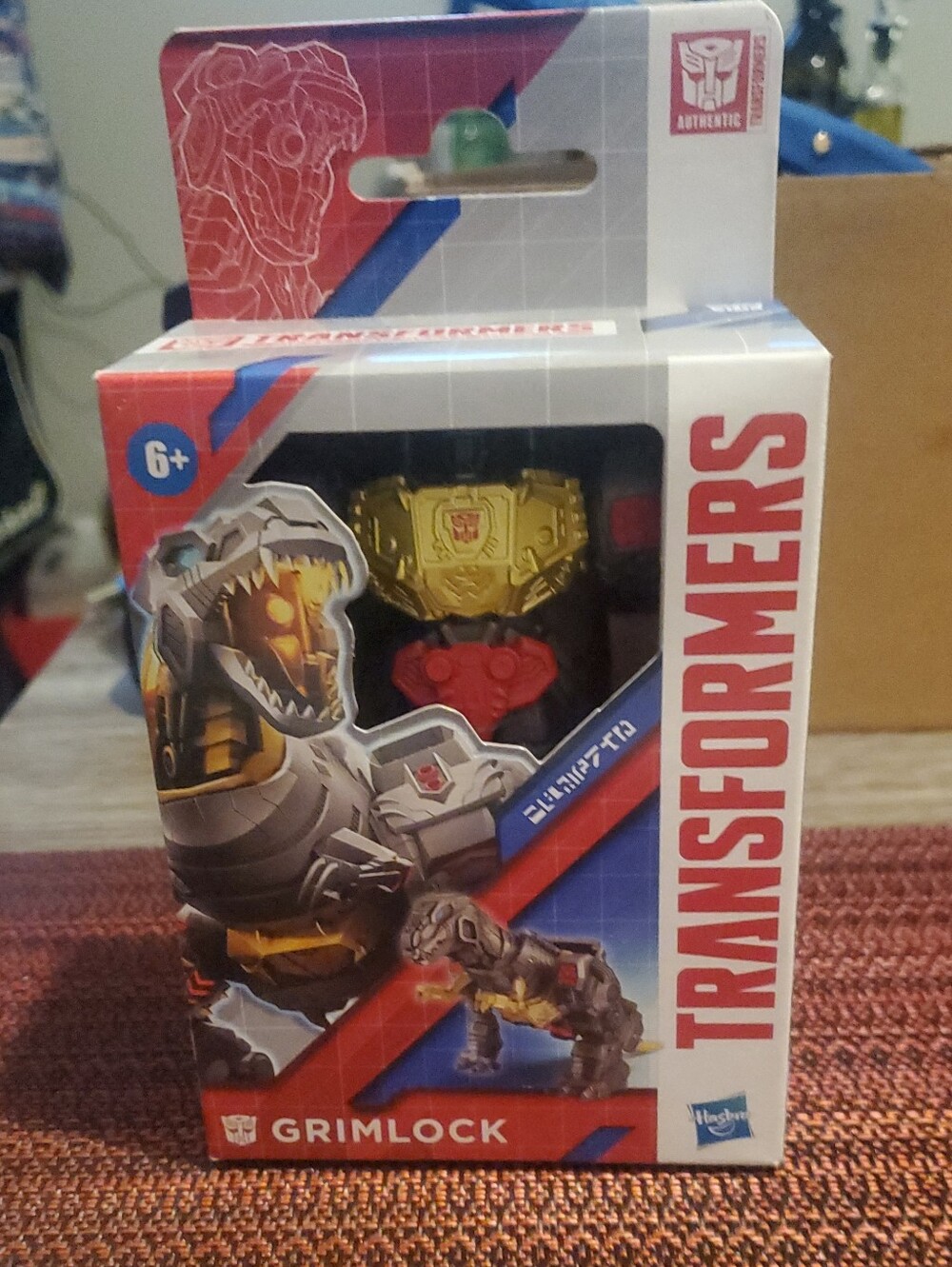 Hasbro Transformers Grimlock Figure - Gold, Red, Silver